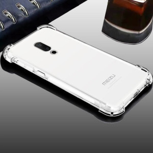 Silikon przezroczysty z rantami Soft Case Meizu 16