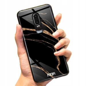 Mofi Glass Back Cover iPhone XS Max Golden Black