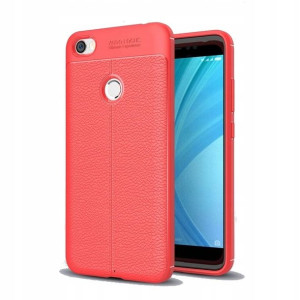 Xiaomi Redmi Note 5A Prime Etui TPU Litchi Czerw