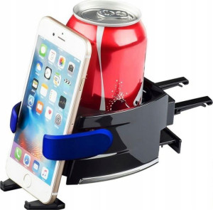 Uchwyt Samochodowy Kratki Napój+telefon Czar-nieb