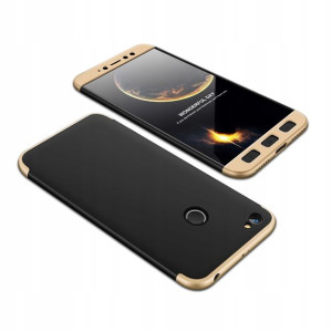 Etui 360 Case 3w1 Xiaomi Redmi Note 5A Czar-Złote