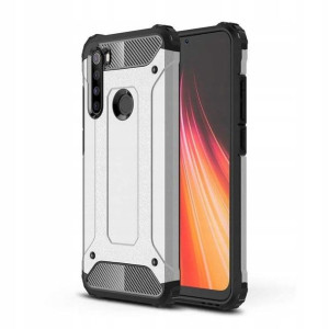 Hybrid Armor etui Xiaomi Redmi Note 8 Srebrne