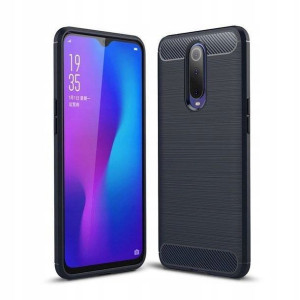 Etui Karbon Carbon Case Xiaomi Mi 9T Niebieskie