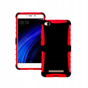 Etui pancerne Kickstand Xiaomi Redmi 4A Czerwone