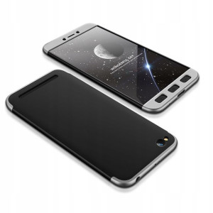 Etui 360 Case 3w1 do Xiaomi Redmi 5A Czarno srebrn