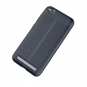 Etui Ipaky Leather Case Xiaomi Redmi 5A Granatowy