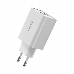 Proda Ładowarka EU 2x USB PD-A28 Biała