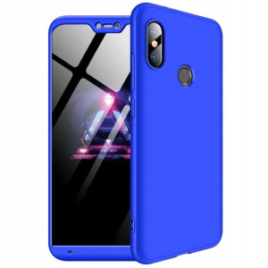 Etui 360 3w1 Przód+tył Xiaomi Mi A2 Lite Niebieski