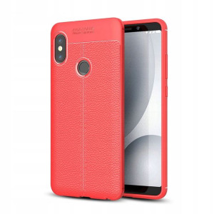Etui Ipaky Leather Case Xiaomi Mi A2 Czerwone