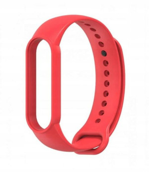 Opaska Xiaomi Mi Band 5 6 Silikonowa Czerwona