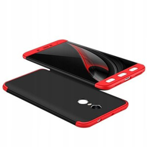 Etui 360 Case 3w1 do Xiaomi Redmi Note 4 Cz-Czerwo