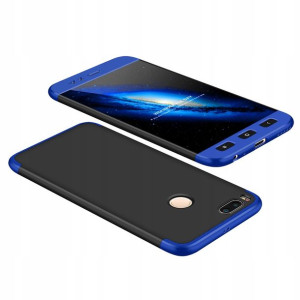 Etui 360 Case 3w1 do Xiaomi MI A1 CZARNO NIEBIESKI