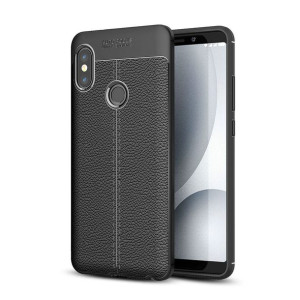 Etui Ipaky Leather Case Xiaomi Mi A2 Lite Czarne