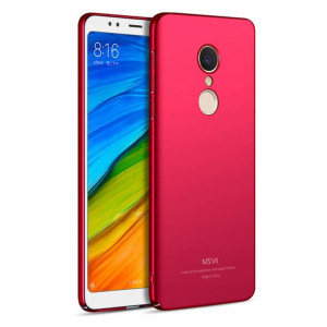 MSVII ultracienkie Etui do Xiaomi Redmi 5 Czerwone