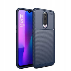iPaky Carbon Fiber Etui Oppo RX17 Pro Niebieskie