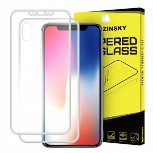 Szkło Hartowane Wozinsky + tył iPhone XS/X Srebrne