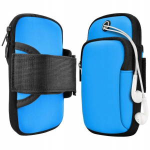 Armband opaska do biegania na ramię telefon Niebie