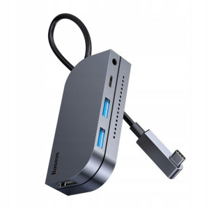 Baseus 6w1 HUB USB HDMI MicroSD 60W CAHUB-CWJ0G