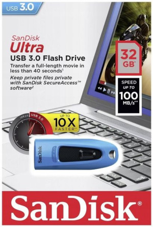 Pendrive SanDisk Cruzer Ultra 32GB USB 3.0
