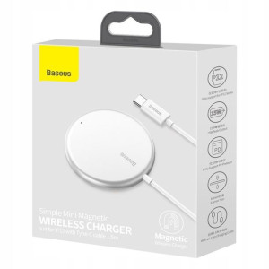 Baseus Simple Mini Ładowarka QI 15W WXJK-F02