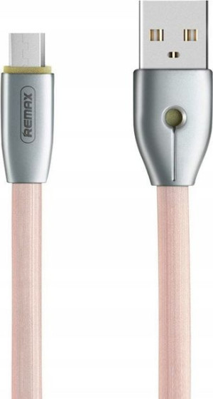 Kabel Remax RC-043m Knight kabel micro USB 1m sreb