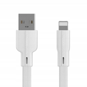 Kabel Proda Fons PD-B18i Lightning 2.1A 1M Biały