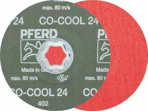 Krążek ścierny fibrowy COMBICLICK, ziarno ceramiczne, Ø 115 mm PFERD