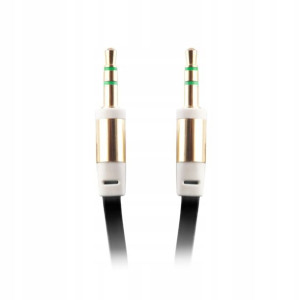 Adapter 3,5 audio cable/3.5 aux cable czarny TFO