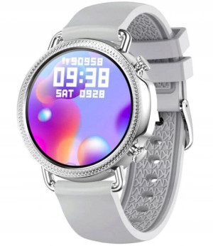 Smartwatch Rubicon Damski RNBE74 Puls Tlen Bialy