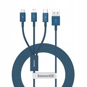 Baseus Superior kabel 3w1 USB 1,2m CAMLTYS-03