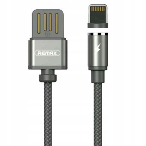 Kabel Remax Gravity RC-095i magnet Lightning Szary
