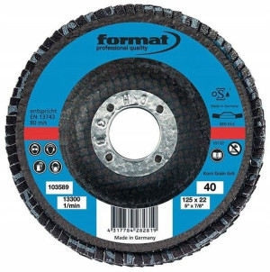Ściernice Tarcze Listkowe Lamelka 125mm 10szt. Format