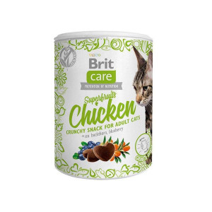 Brit Care Cat Snack Superfruits Chicken 100 g - przysmak dla kotów z kurcza