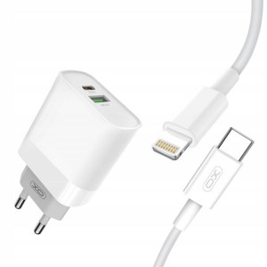 XO Ładowarka Siecowa L64 PD QC3.0 18W Lightning