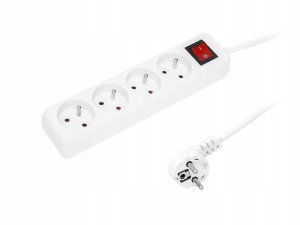 Przedłużacz siec PR-470WSP 1,5m 4Gu 3x1,5mm 98-034