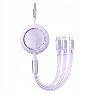Baseus Bright Mirror kabel 3w1 66W 1,2m CAMLC-MJ05