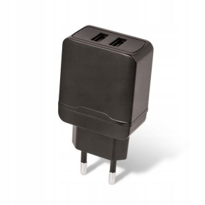 Ładowarka Maxlife MXTC-02 2xUSB 2.4A Czarna
