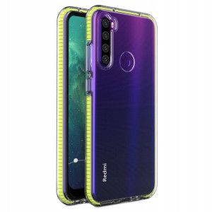 Spring Case żelowe Etui Xiaomi Note 8T Zółte