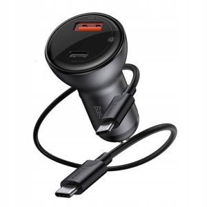 Baseus ładowarka USB C 45W 5A LCD kabel TZCCBX-C0G