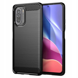 Carbon Case Etui do Xiaomi Poco F3 Czarne
