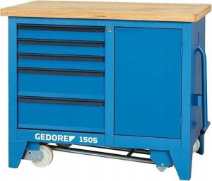 Stol warsztat.na kolk.z 5szufladami 1100x652x900mmGEDORE