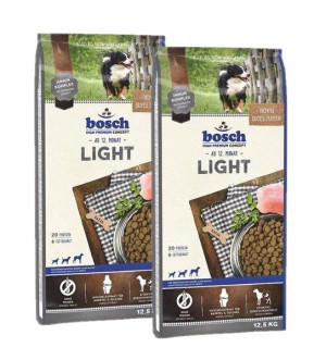 Bosch Adult Light 2x 12.5 kg - sucha karma dla dorosłych psów z nadwagą 2x