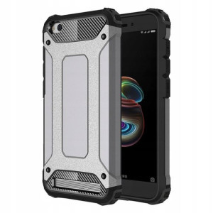 Hybrid Armor etui z TPU PC Xiaomi Redmi 5A srebrne