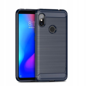 Etui Ipaky Drawing Carbon Xiaomi Mi A2 Granatowe
