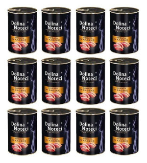 Dolina Noteci Premium Bogata w Kaczkę 12x 400 g - karma mokra dla kota 12x4