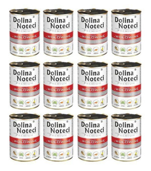 Dolina Noteci Premium Bogata w Wołowiną 12x 400 g