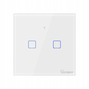Dotykowy włącznik światła WiFi Sonoff T0 EU TX (2-