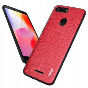 Mofi Etui PU Leather Xiaomi Redmi 6 Czerwone