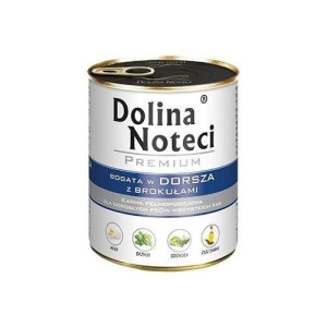 Dolina Noteci Premium Dorsz z Brokułami 800 g - karma morka dla psa 800g