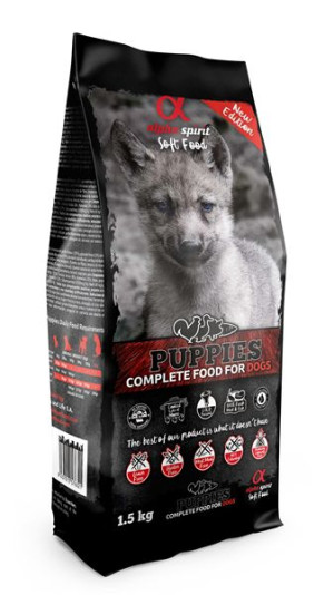 Alpha Spirit Puppies 1,5 kg - sucha karma miękka dla szczeniąt wszystkich r